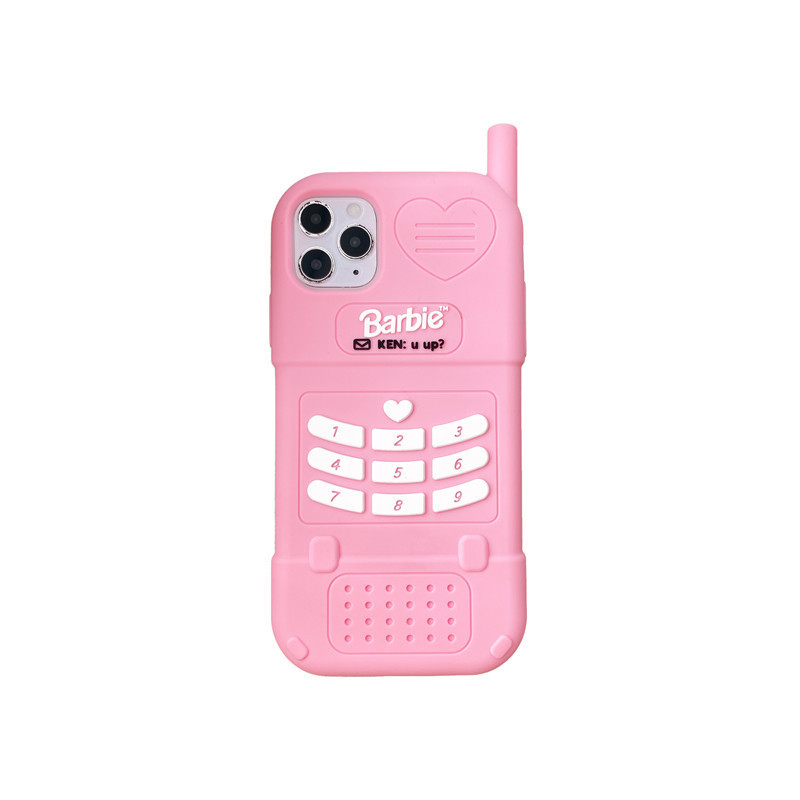 3e241ac6-c61f-472a-a743-77431c56246d.jpg Compatible with Apple , Cute Baby Heart Telephone Girl Case For 12 Case 11 Pro Max - Image 1