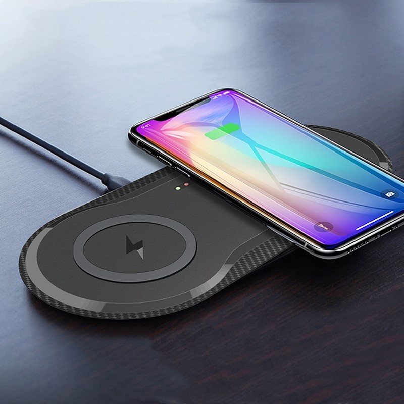 424353541934.jpg Wireless Charger Dual Mobile Phone Charger - Image 1