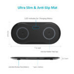 Wireless Charger Dual Mobile Phone Charger - Image 4