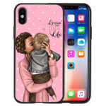 Trendy mother and baby phone case