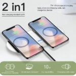 Wireless Charger Dual Mobile Phone Charger - Image 3
